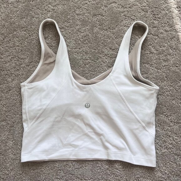 Lululemon Align Tank Size 6 - White - Picture 2 of 2